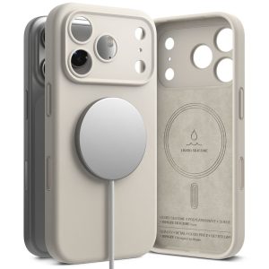 RINGKE SILICONE MAGNETIC MAGSAFE IPHONE 17 PRO STONE