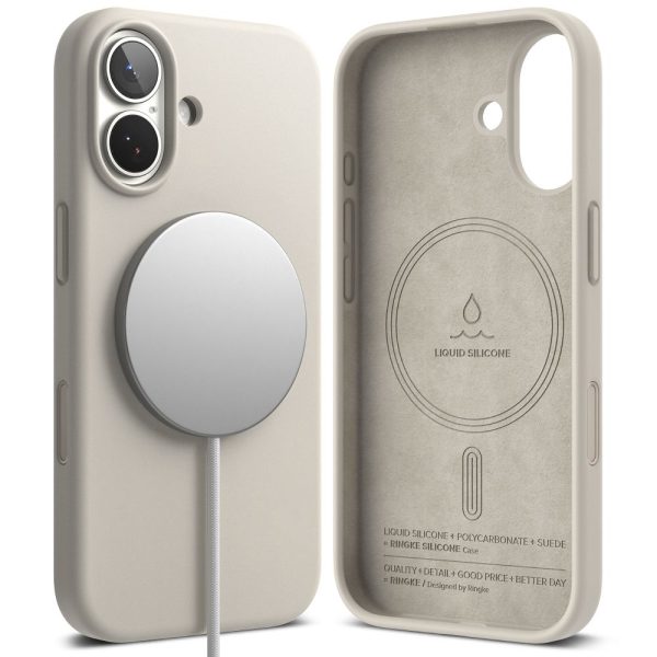 RINGKE SILICONE MAGNETIC MAGSAFE IPHONE 17 STONE - Image 2