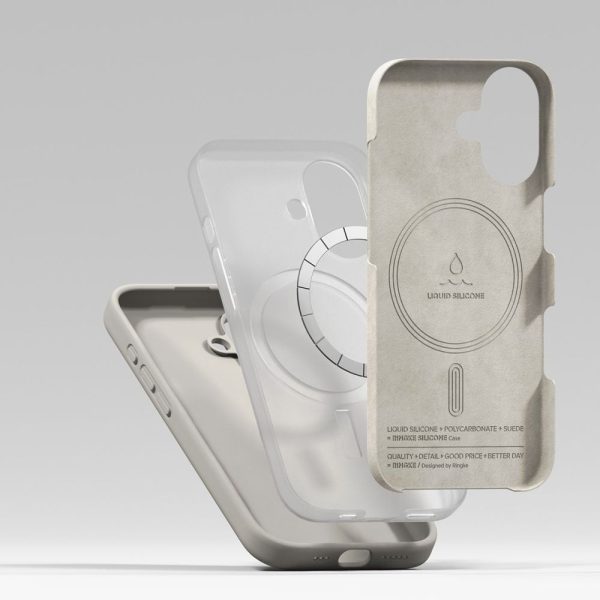RINGKE SILICONE MAGNETIC MAGSAFE IPHONE 17 STONE - Image 6