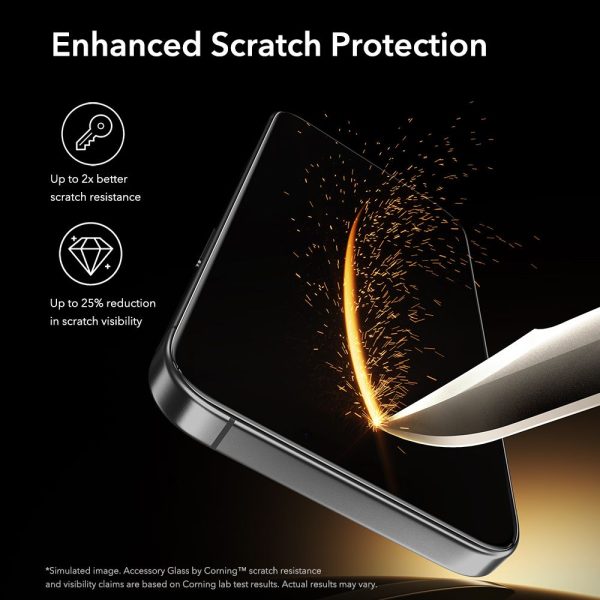 ESR ULTRAFIT ARMORITE PRO TEMPERED GLASS IPHONE 16 PRO/17 CLEAR - Image 7