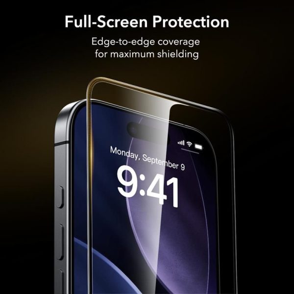 ESR ULTRAFIT ARMORITE PRO TEMPERED GLASS IPHONE 16 PRO/17 CLEAR - Image 9