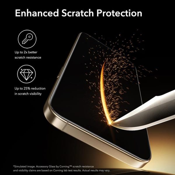 ESR ULTRAFIT ARMORITE PRO TEMPERED GLASS IPHONE 17 PRO CLEAR - Image 7
