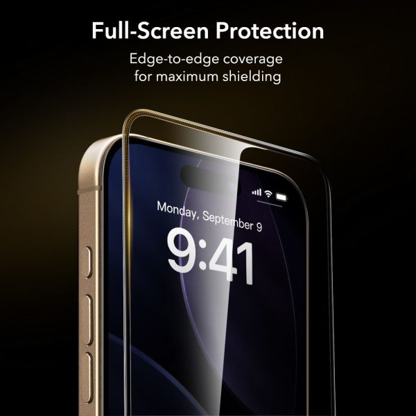 ESR ULTRAFIT ARMORITE PRO TEMPERED GLASS IPHONE 17 PRO MAX CLEAR - Image 9