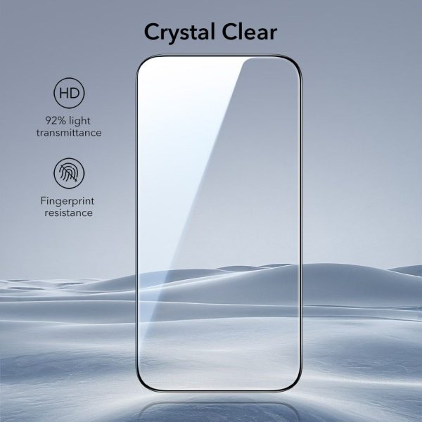 ESR ULTRAFIT TEMPERED GLASS 2-PACK IPHONE 17 AIR CLEAR - Image 6