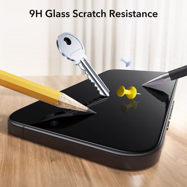 ESR ULTRAFIT TEMPERED GLASS 2-PACK IPHONE 17 PRO MAX CLEAR - Image 7