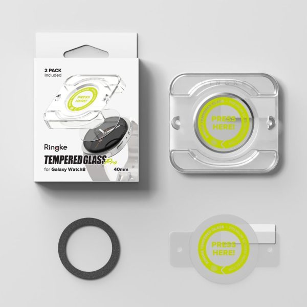 RINGKE TEMPERED GLASS PRO 2-PACK GALAXY WATCH 8 (40 MM) CLEAR - Image 7