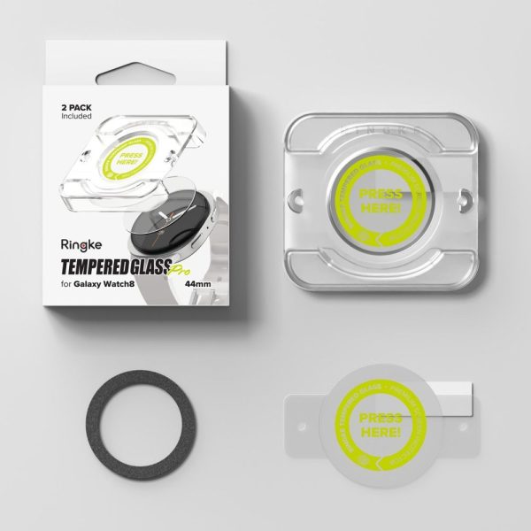 RINGKE TEMPERED GLASS PRO 2-PACK GALAXY WATCH 8 (44 MM) CLEAR - Image 7