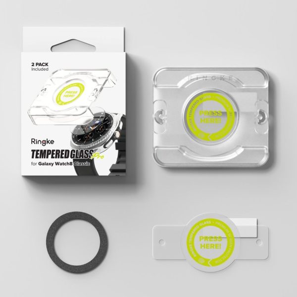 RINGKE TEMPERED GLASS PRO 2-PACK GALAXY WATCH 8 CLASSIC (46 MM) CLEAR - Image 8