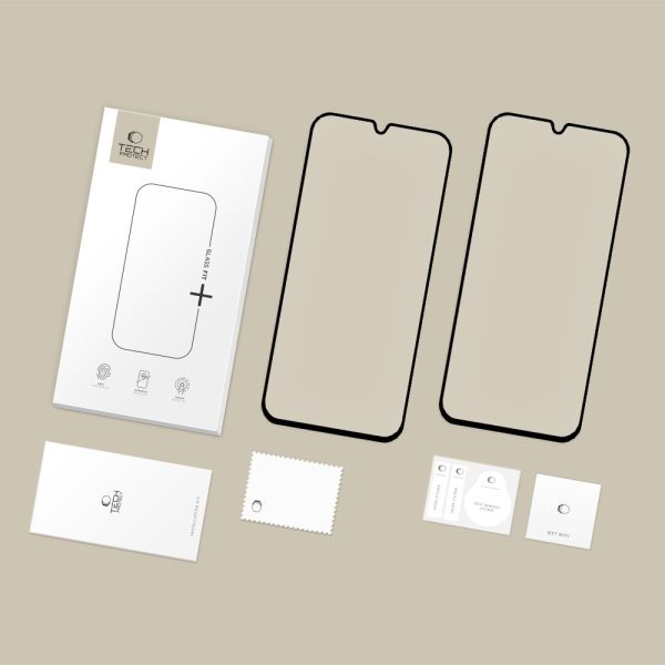 TECH-PROTECT GLASS FIT+ 2-PACK GALAXY A17/A16/A26 BLACK - Image 7