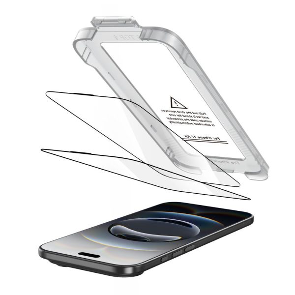 TECH-PROTECT QUICK SET+ 2-PACK IPHONE 17 AIR BLACK - Image 2