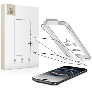SZKŁO HARTOWANE TECH-PROTECT QUICK SET+ 2-PACK IPHONE 17 AIR BLACK