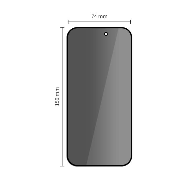 TECH-PROTECT GLASS SPY+ 2-PACK IPHONE 16 PRO MAX/17 PRO MAX PRIVACY - Image 3