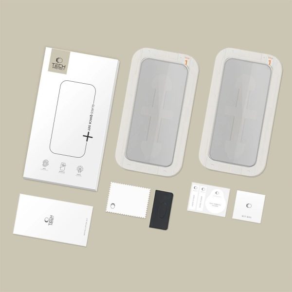 TECH-PROTECT QUICK SET SPY+ 2-PACK IPHONE 13 / 13 PRO / 14 / 16E PRIVACY - Image 7