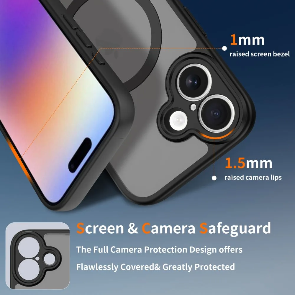 Θήκη iPhone 17 Tech-Protect BasicMag MagSafe Matte Black - Image 2