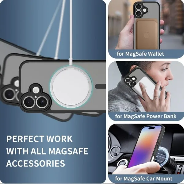 Θήκη iPhone 17 Tech-Protect BasicMag MagSafe Matte Black - Image 4