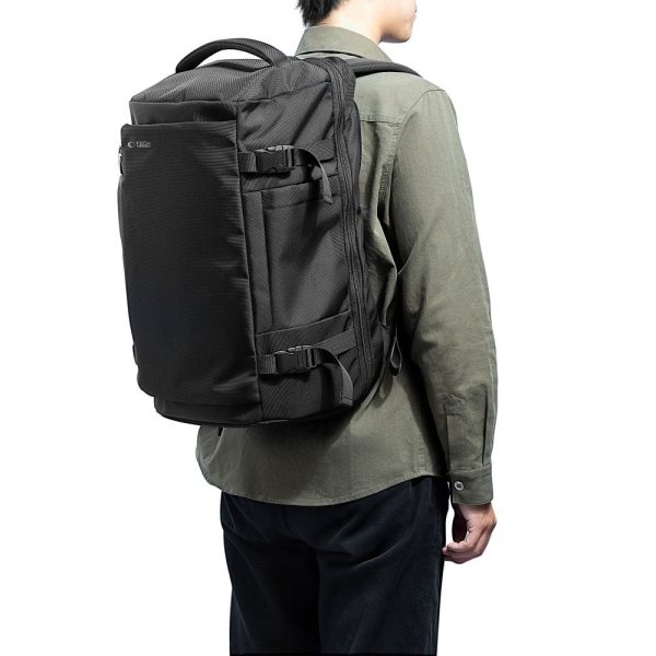 TECH-PROTECT DEFENDER S40 RYANAIR & WIZZAIR TRAVEL LAPTOP CABIN BACKPACK 20L 40x20x25 BLACK - Image 12