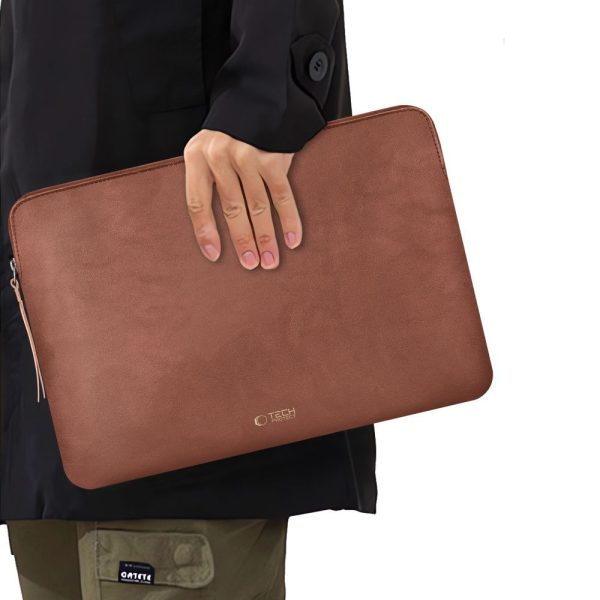TECH-PROTECT FLEECE LAPTOP 13-14 BROWN - Image 15