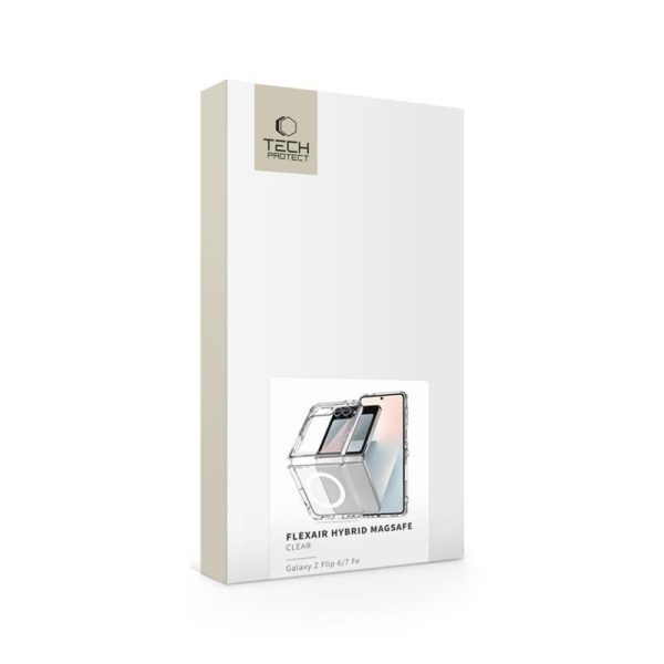 TECH-PROTECT FLEXAIR HYBRID MAGSAFE GALAXY Z FLIP 6 / 7 FE CLEAR - Image 5