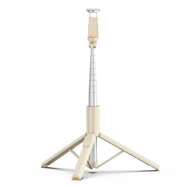 TECH-PROTECT L09S BLUETOOTH SELFIE STICK TRIPOD BEIGE - Image 4