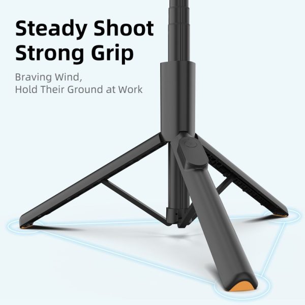 TECH-PROTECT L09S BLUETOOTH SELFIE STICK TRIPOD BLACK - Image 7