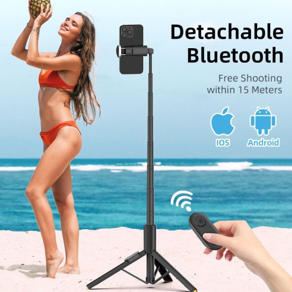 TECH-PROTECT L09S BLUETOOTH SELFIE STICK TRIPOD BLACK - Image 9