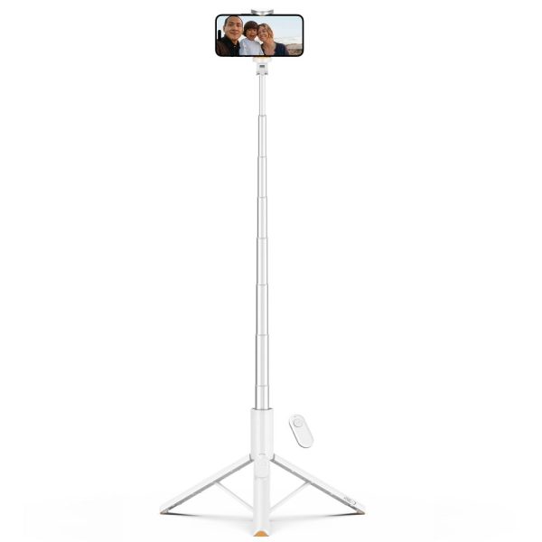 TECH-PROTECT L09S BLUETOOTH SELFIE STICK TRIPOD WHITE - Image 2