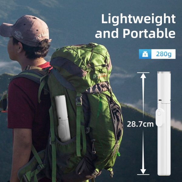 TECH-PROTECT L09S BLUETOOTH SELFIE STICK TRIPOD WHITE - Image 7