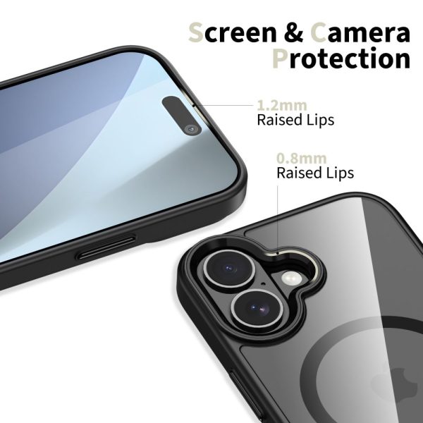 TECH-PROTECT MAGMAT MAGSAFE IPHONE 17 BLACK/CLEAR - Image 3