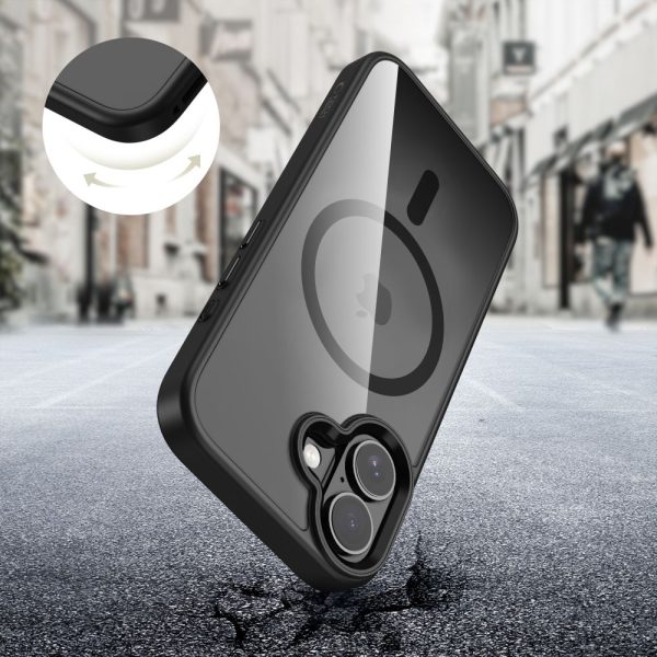 TECH-PROTECT MAGMAT MAGSAFE IPHONE 17 BLACK/CLEAR - Image 4