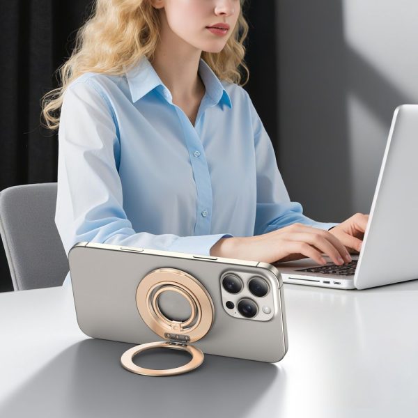 TECH-PROTECT MMR600 MAGNETIC MAGSAFE PHONE RING SATIN GOLD - Image 3