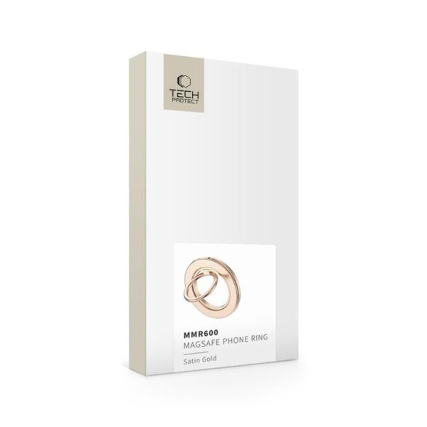 TECH-PROTECT MMR600 MAGNETIC MAGSAFE PHONE RING SATIN GOLD - Image 6