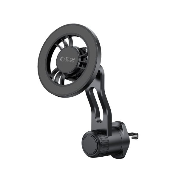 TECH-PROTECT N56 MAGNETIC MAGSAFE ROTABLE VENT CAR MOUNT BLACK - Image 3