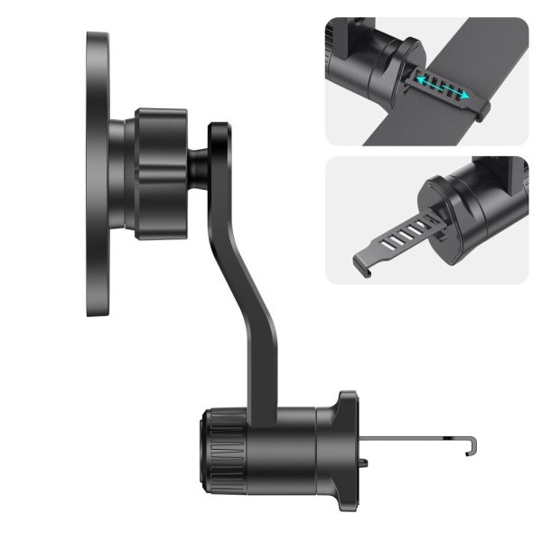 TECH-PROTECT N56 MAGNETIC MAGSAFE ROTABLE VENT CAR MOUNT BLACK - Image 6