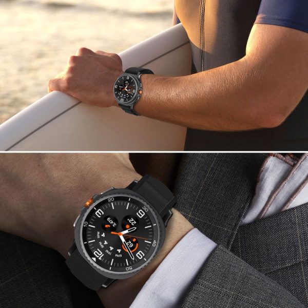 TECH-PROTECT NYLON PRO SAMSUNG GALAXY WATCH 8/CLASSIC (40/44/46 MM) ORANGE - Image 6