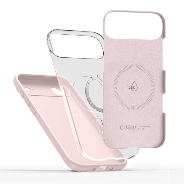 TECH-PROTECT SILICONE MAGSAFE IPHONE 17 AIR PINK PEARL - Image 2