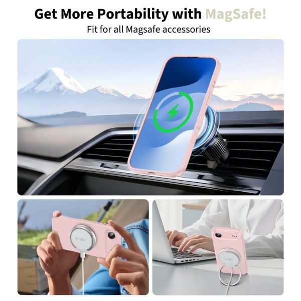 TECH-PROTECT SILICONE MAGSAFE IPHONE 17 AIR PINK PEARL - Image 3