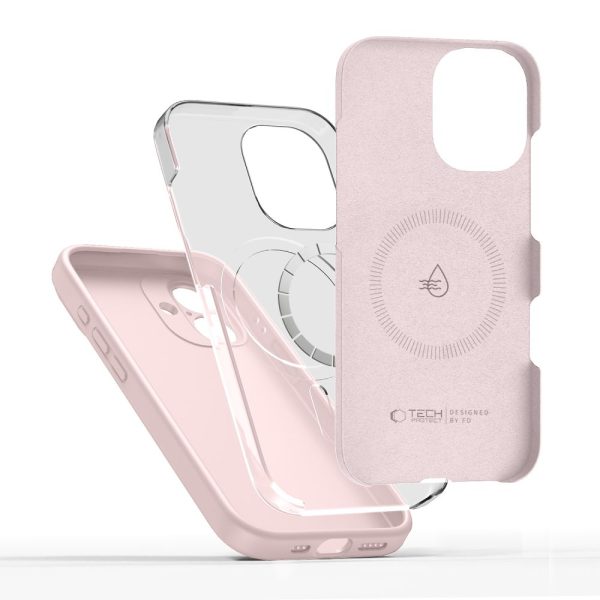 TECH-PROTECT SILICONE MAGSAFE IPHONE 17 PINK PEARL - Image 2