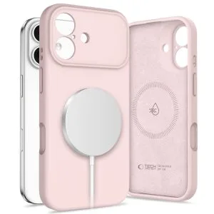 Θήκη iPhone 17 Tech-Protect Silicone MagSafe Pink Pearl