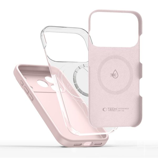 TECH-PROTECT SILICONE MAGSAFE IPHONE 17 PRO MAX PINK PEARL - Image 2