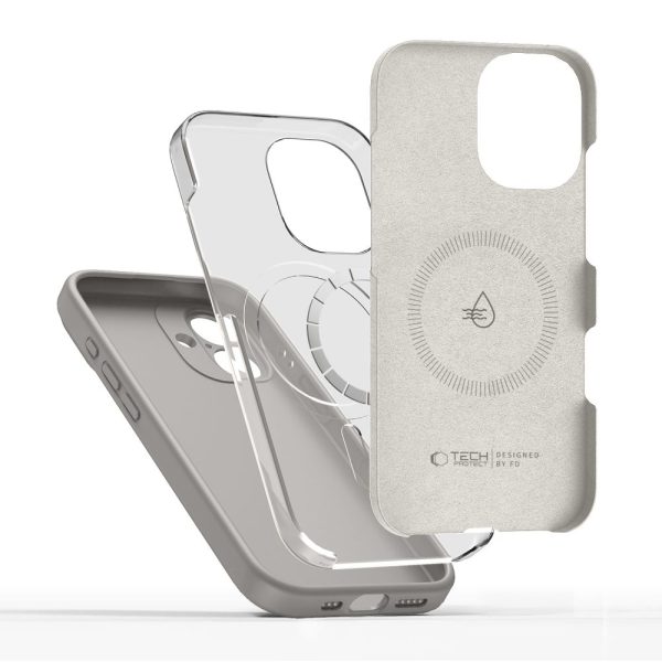 TECH-PROTECT SILICONE MAGSAFE IPHONE 17 STONE GREY - Image 2