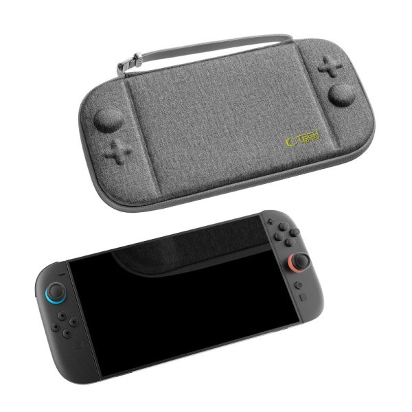 TECH-PROTECT SLIM POUCH NINTENDO SWITCH 2 DARK GREY - Image 5
