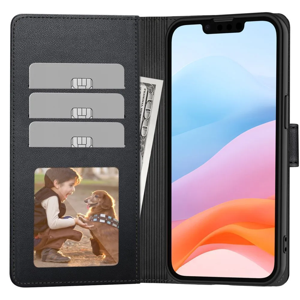 Θήκη Πορτοφόλι Samsung Galaxy A26 5G / A17 Tech-Protect Wallet Μαύρη - Image 2