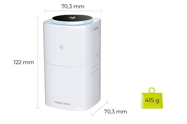 Mobile Origin 3in1 Wireless Charging Qi2 Station PW11 white (WCHS-PW11-WHT) - Image 3