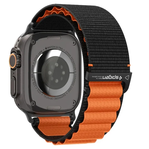Spigen WBF1 Band Black Orange-Apple Watch 44/45/46/49 mm (AMP10145) - Image 16