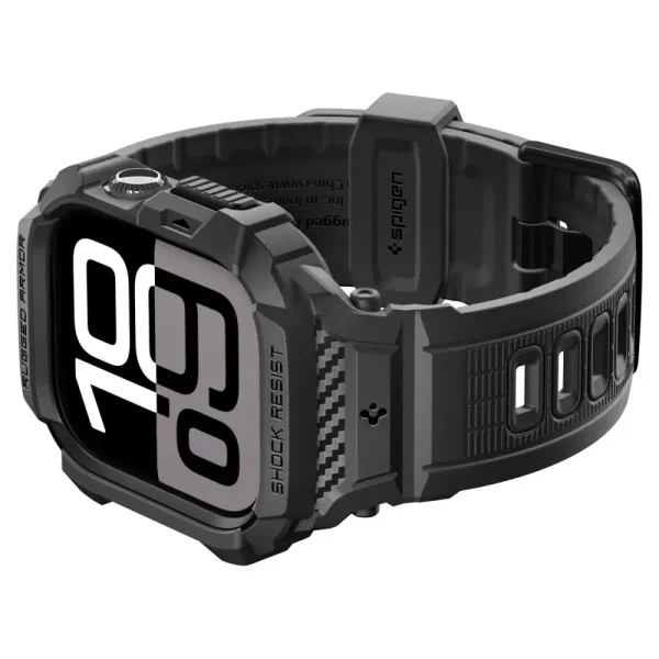 Spigen Rugged Armor Pro 2 Matte Black-Apple Watch 11 42mm (ACS10494) - Image 3