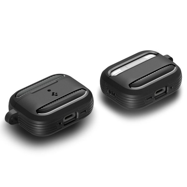 Spigen Rugged Armor Matte Black-Apple AirPods Pro 3 (ACS09822) - Image 12