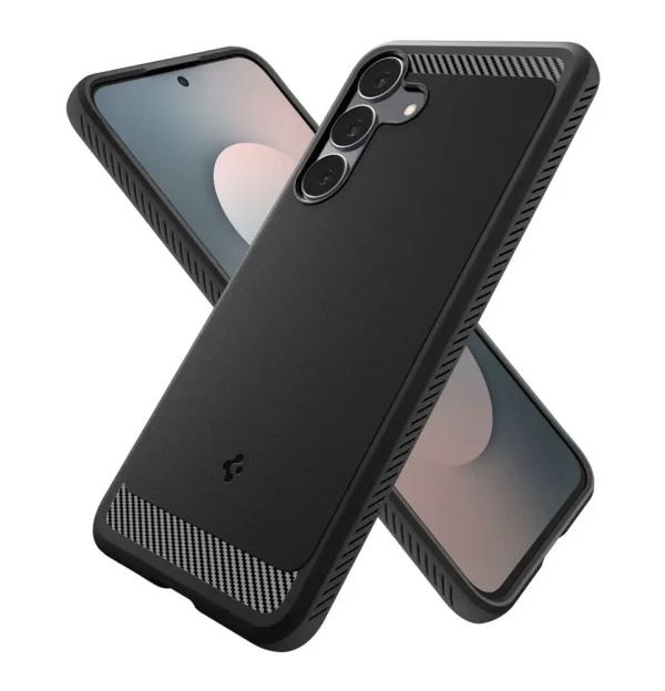 Spigen Rugged Armor Matte Black-Samsung Galaxy S25 FE (ACS10025) - Image 2