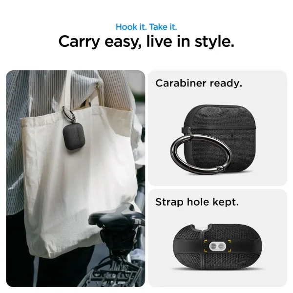 Spigen Urban Fit Black-Apple AirPods Pro 3 (ACS09830) - Image 3