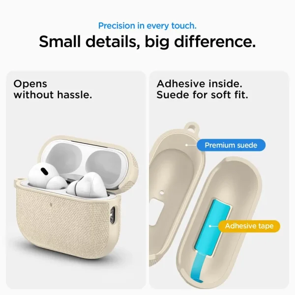 Spigen Urban Fit Dune Beige-Apple AirPods Pro 3 (ACS10020) - Image 2