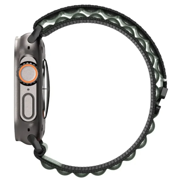 Spigen WBF1 Band Black Green-Apple Watch 44/45/46/49 mm (AMP10223) - Image 12